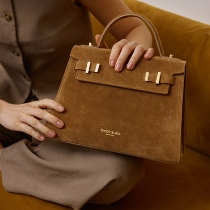 Ava Suede 11" - Light Camel