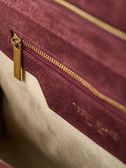 Claire Suede 14" - Bordeaux