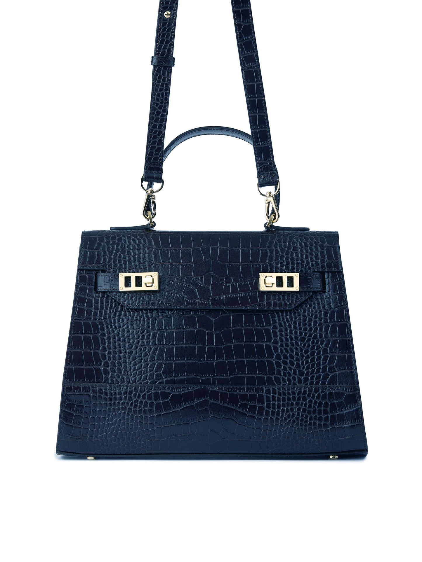 Kim Croco 14" - Blue Jeans