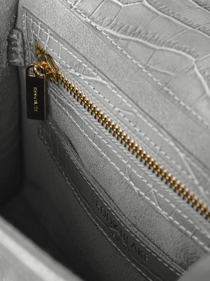 Ava Croco  9" - Light Grey