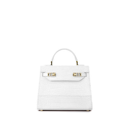 Kim Croco 9" - White