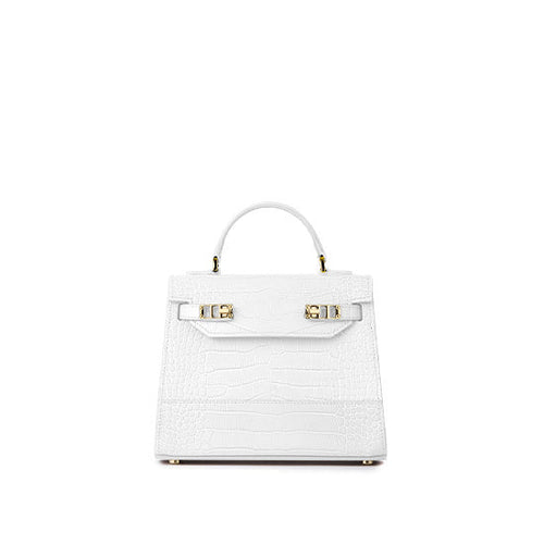 Kim Croco 9" - White