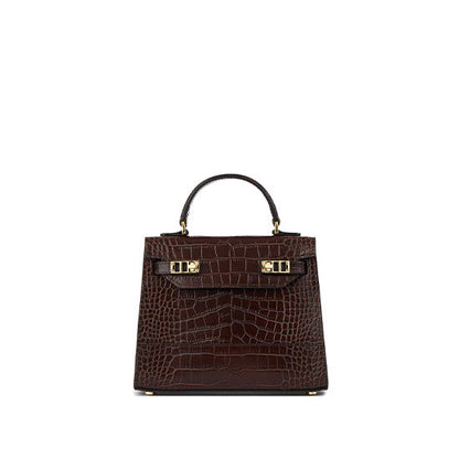 Kim Croco 9" - Dark Brown