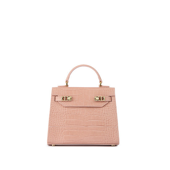 Kim Croco 9" - Nude Pink